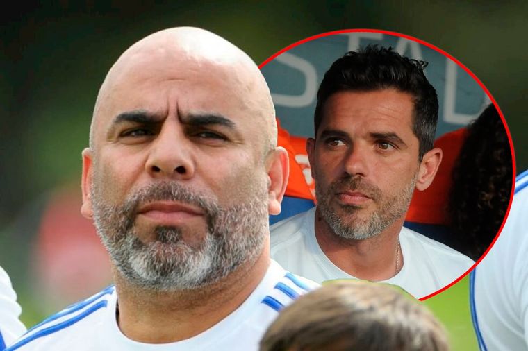 El Chicho Serna bancó a Gago frente a las críticas por la eliminación en Libertadores. Foto: Archivo y Fotobaires