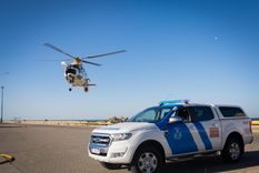 La Prefectura rescató al tripulante en alta mar y lo trasladó a tierra rápidamente. Foto: Prefectura Naval