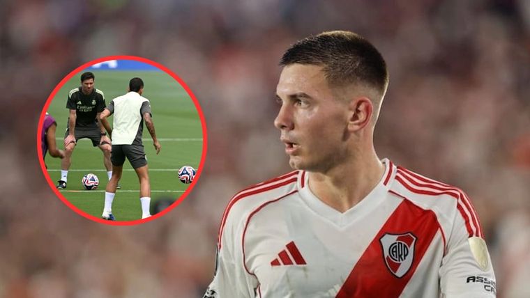 El Real Madrid volvió a los entrenamientos sin Franco Mastantuono.