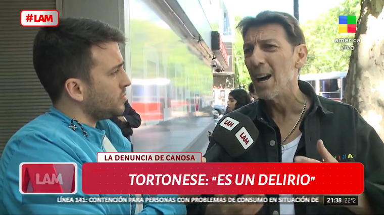 Humberto Tortonese apuntó contra Viviana Canosa. Foto: captura de video/ América TV. Humberto Tortonese apuntó contra Viviana Canosa. Foto: captura de video/ América TV. 