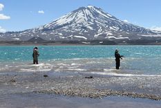 El imponente volcán Maipo brinda un marco inigualable Foto: Alf Ponce Mercado/MDZ El imponente volcán Maipo brinda un marco inigualable Foto: Alf Ponce Mercado/MDZ