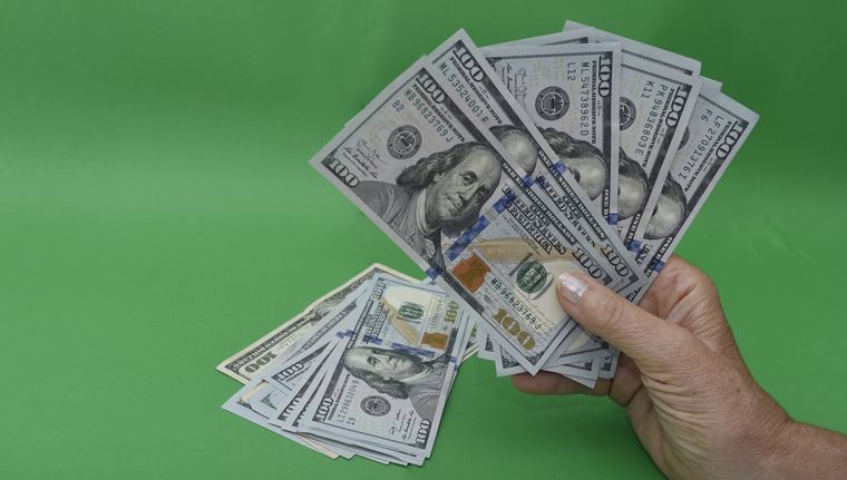 La moneda norteamericana Foto: Juan Mateo Aberastain Zubimendi / MDZ.