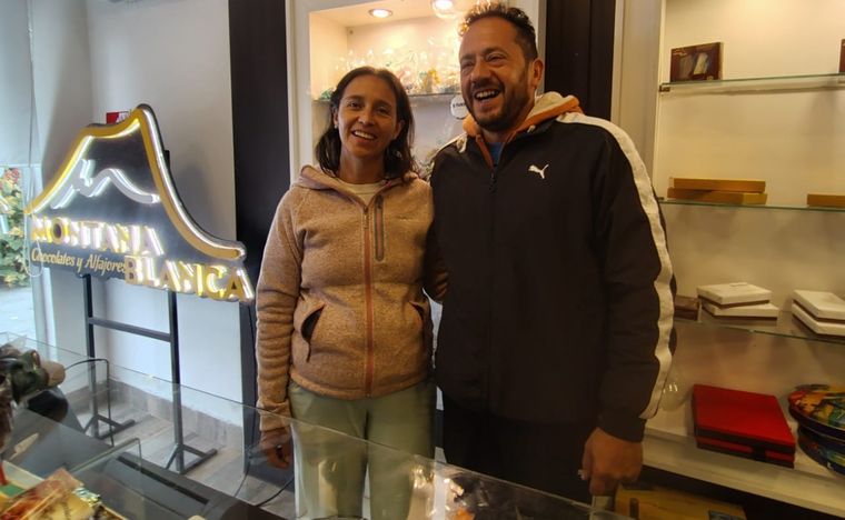 Silvia Díaz y Roberto Balmaceda los dueños de Montana Blanca.&nbsp;