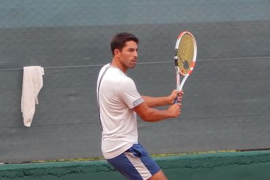 MDZol | Carrión tuvo un debut complicado pero logró avanzar a cuartos de final. Foto: Juan Borsani/MDZ