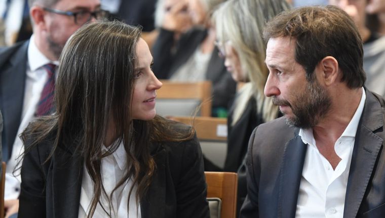 Mercedes Rus y Marcelo Dagostino, los dos funcionarios que son nexo con la justicia. Mercedes Rus y Marcelo Dagostino, los dos funcionarios que son nexo con la justicia.