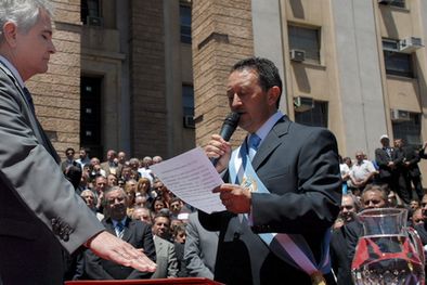 MDZol | Marchena asumió como ministro de Gobierno en diciembre y albergaba grandes esperanzas. Foto: Nacho Gaffuri / MDZ