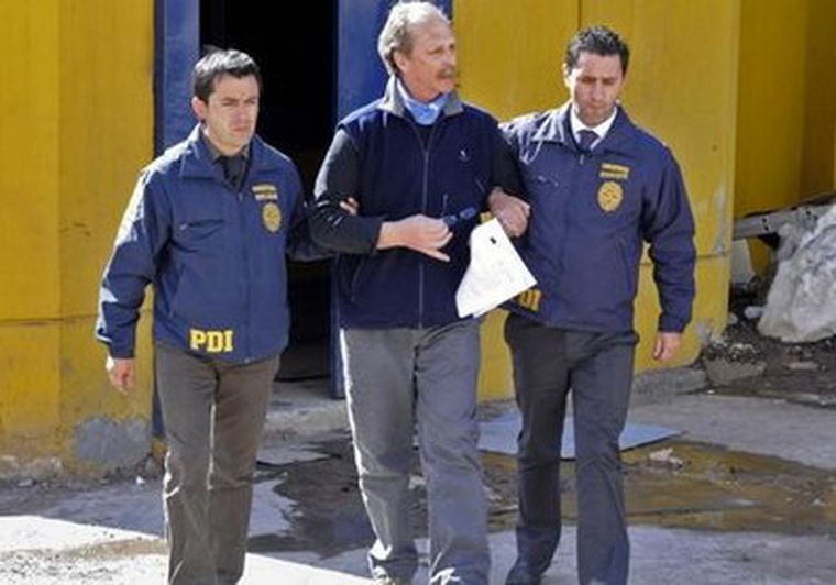 Duret cuando llegó al paso fronterizo. Foto: publicado por Clarín.