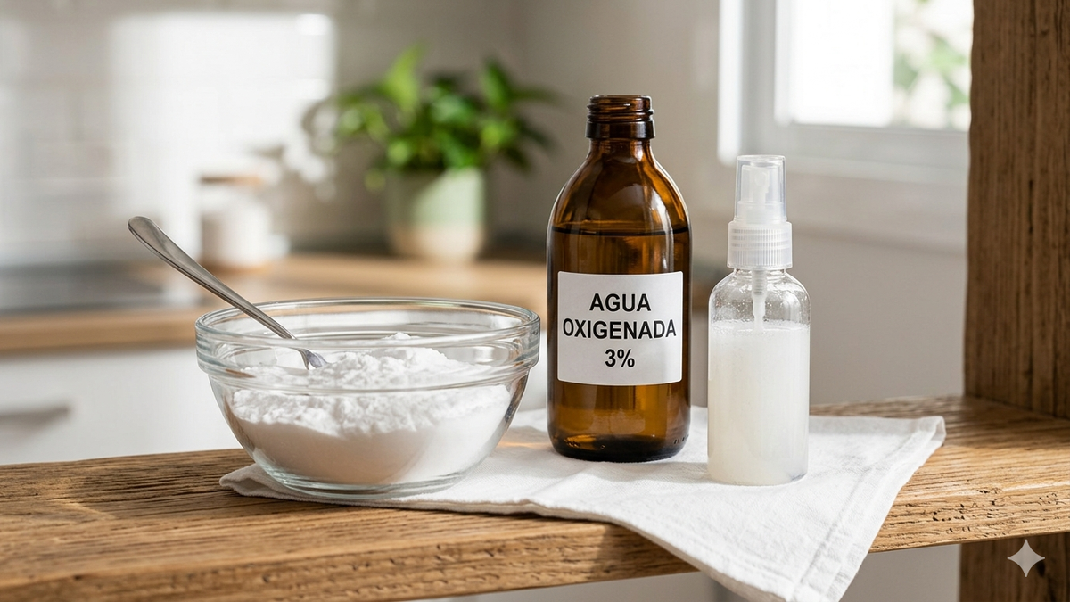 ¿Por qué la mezcla de agua oxigenada y bicarbonato es furor para limpiar?