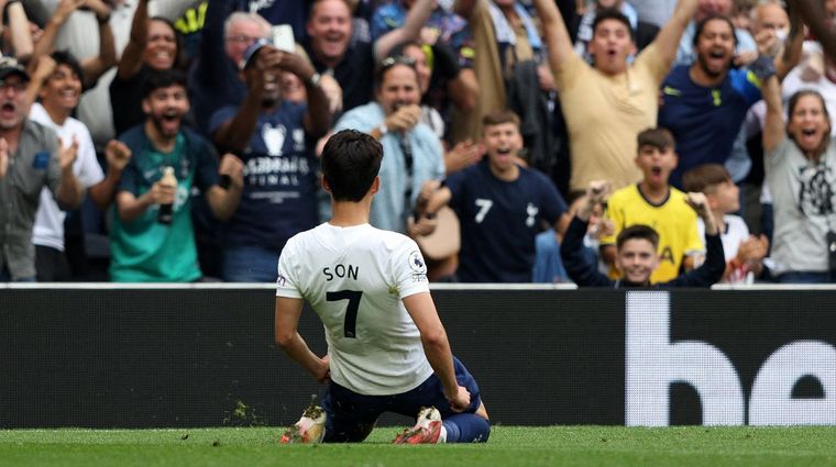 Son marcó el gol de los Spurs Foto: Tottenham Hotspur