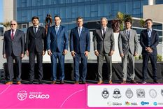 Los gobernadores que participaron en la reunión Foto: Gentileza