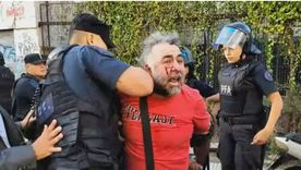 Así detuvieron al camarógrafo frente al Congreso. Así detuvieron al camarógrafo frente al Congreso.