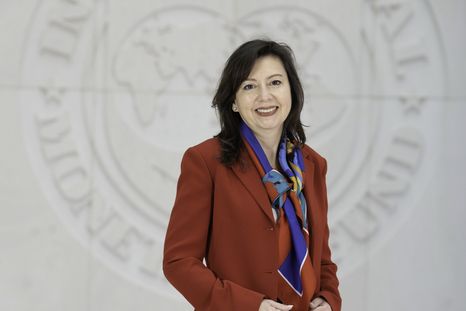 La vocera del FMI, Julie Kozack. Foto: NA La vocera del FMI, Julie Kozack. Foto: NA