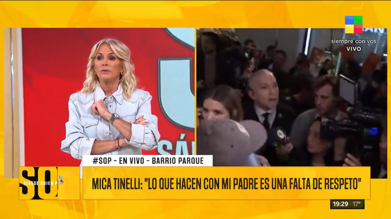 Micaela Tinelli fue contundente con sus declaraciones. Foto: captura de video / América TV. Micaela Tinelli fue contundente con sus declaraciones. Foto: captura de video / América TV. 