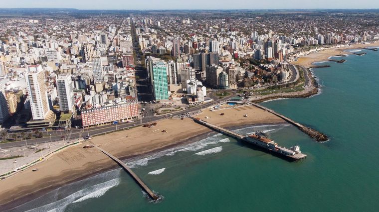 Mar del Plata fue uno de los destinos más visitados por los argentinos Foto: TELAM