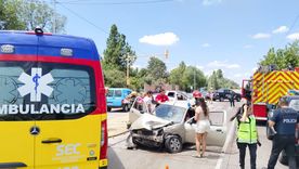 El impactante accidente se produjo en Coquimbito. El impactante accidente se produjo en Coquimbito.