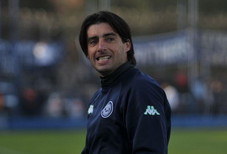 Trotta festejó los tres puntos obtenidos ante Tiro. Foto: Flor Kaiser/Mdz