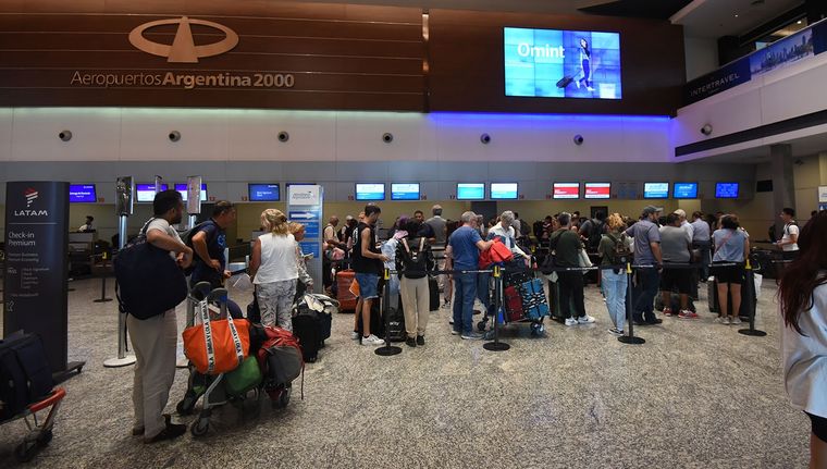 Calló fuertemente la llegada de turistas por la vía aérea.&nbsp;