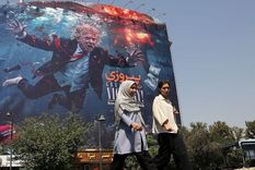Un mural de Donald Trump en Teherán da fe de las tensiones entre EE.UU. e Irán.