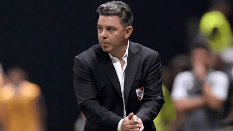 Marcelo Gallardo ultima detalles antes de confirmar los once de River para el duelo ante Unión en Mendoza