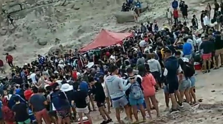 El dique Potrerillos ha sido escenario de fiestas clandestinas.