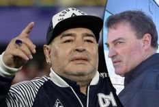 Diego Maradona y Mario Baudry