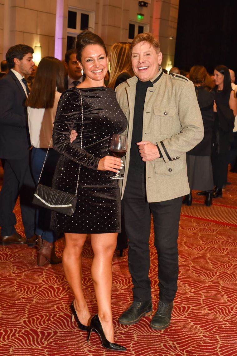 Mariela Lippi junto a Gabriel Canci. Mariela Lippi junto a Gabriel Canci.