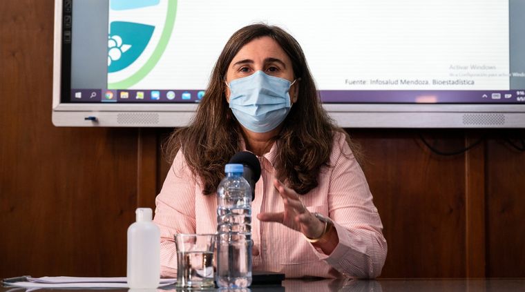 La ministra de Salud, Ana María Nadal. Foto: Gobierno de Mendoza