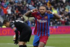 El neerlandés selló el triunfo de su equipo. Foto: EFE El neerlandés selló el triunfo de su equipo. Foto: EFE