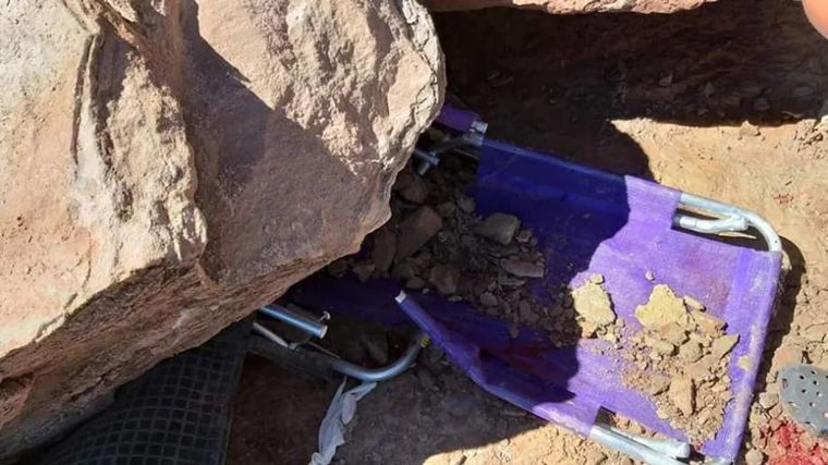 La víctima murió en el acto Foto: Diario Río Negro