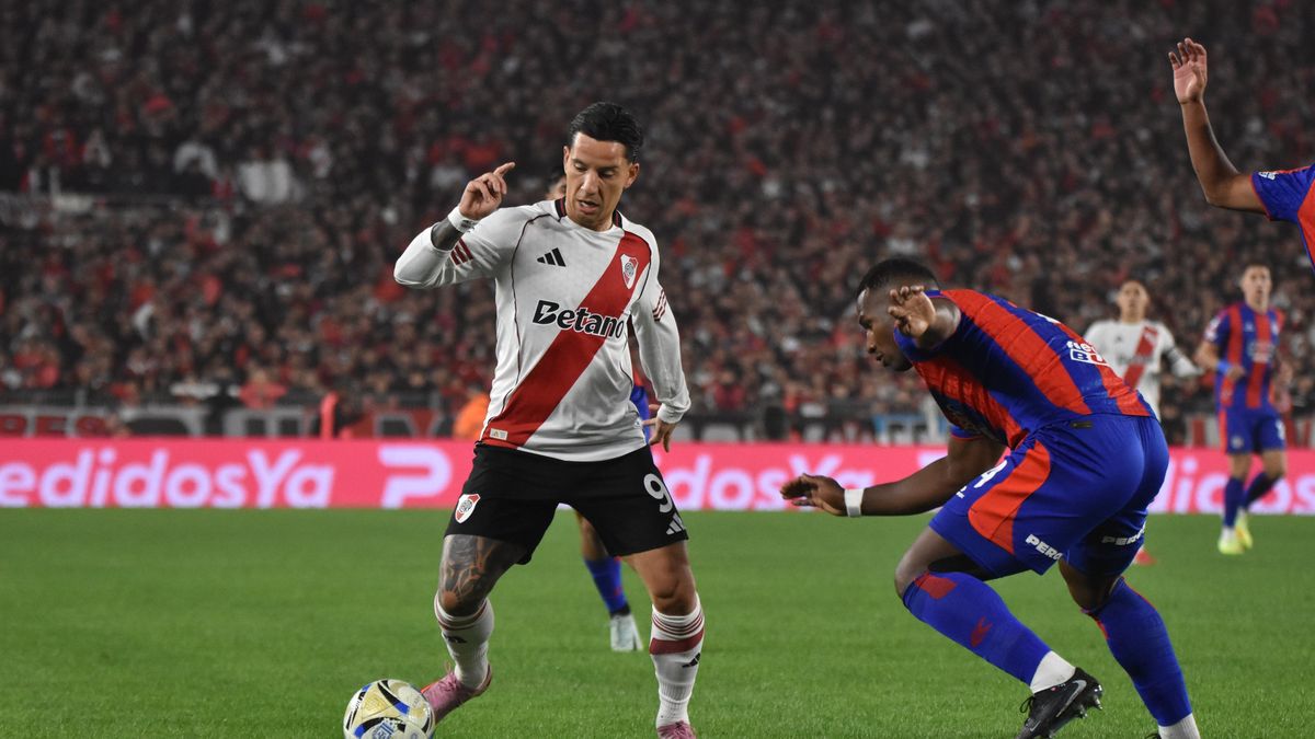 En vivo: con gol de Acuña, River iguala 1-1 con San Lorenzo, que juega con diez