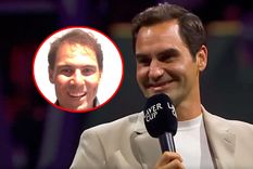 Otro gran momento de FeDal: Federer y una desopilante respuesta a Nadal en la Laver Cup Foto: Laver Cup