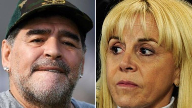 Diego Maradona vs Claudia Villafañe