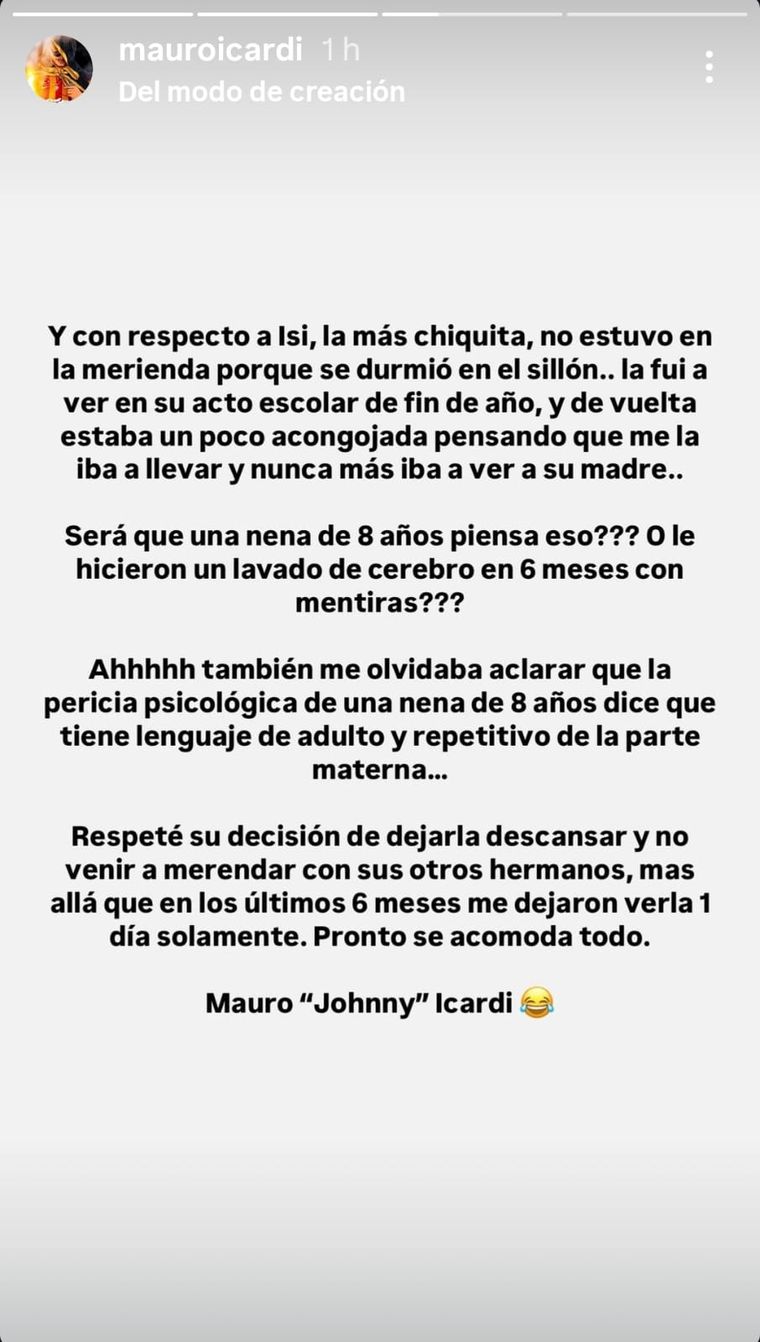 Mauro Icardi defendió a la China Suárez de manera contundente y aclaró la situación que Wanda acusó. Mauro Icardi defendió a la China Suárez de manera contundente y aclaró la situación que Wanda acusó.