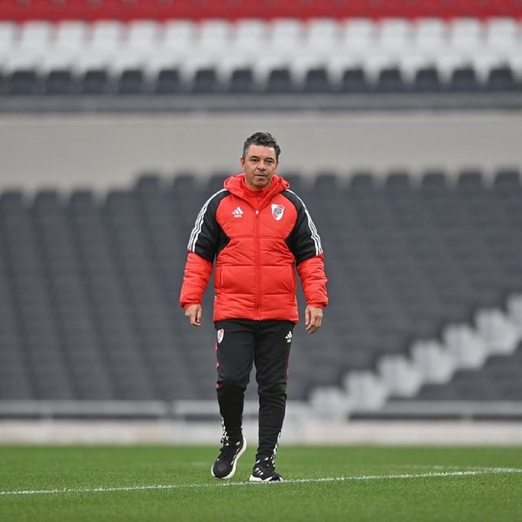 El director técnico tendrá la primera prueba de su segundo ciclo en el club de sus amores. Foto: River Plate