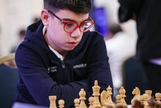 Faustino Oro estuvo a un paso de lograr la hazaña mundial en Rusia.