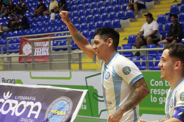La Selección argentina de futsal venció a Panamá y ya está en octavos de final del Mundial organizado por FIFUSA. Foto: CAFS