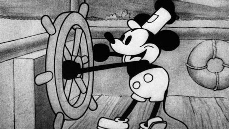 El personaje de Mickey Mouse apareció por primera vez en el corto Steamboat Willie. Foto: DOMINIO PÚBLICO