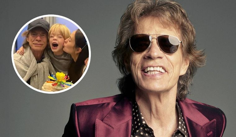 Deveraux, el hijo más pequeño de Mick Jagger, es un calco a su papá.