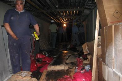 MDZol | Así quedaron las instalaciones en el Notti. Foto: MDZ