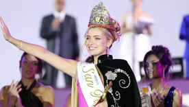 Azul Micaela Antolinez es la nueva reina departamental de San Rafael. Azul Micaela Antolinez es la nueva reina departamental de San Rafael.