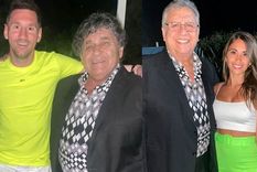 Lionel Messi junto a Los Palmeras