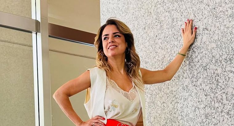 El llamativo outfit de Marina Calabró que llamó la atención en redes. Foto: Instagram