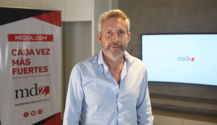 Rogelio Frigerio negó que el vínculo de Mauricio Macri con Javier Milei genere confusión en Juntos por el Cambio Foto: Rodrigo DÁngelo / MDZ