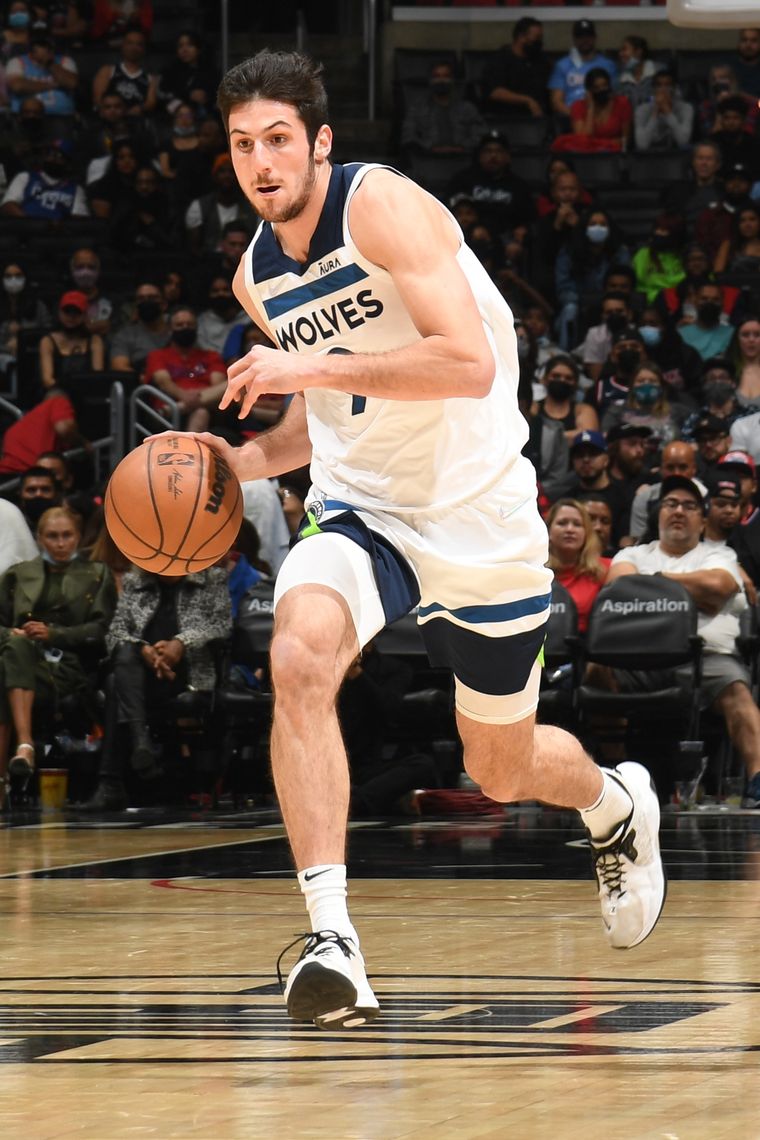 Bolmaro, el más joven de los latinos en la máxima liga Foto: NBA Latam