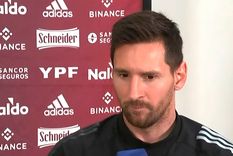Messi El capitán argentino se refirió a los silbidos en PSG.