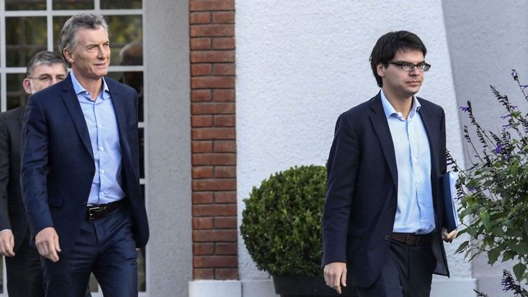 Mauricio Macri y Darío Nieto.