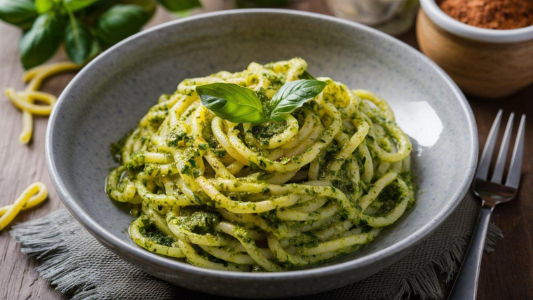 Cocina fácil: pasta al pesto para alegrar la mesa en cualquier reunión familiar