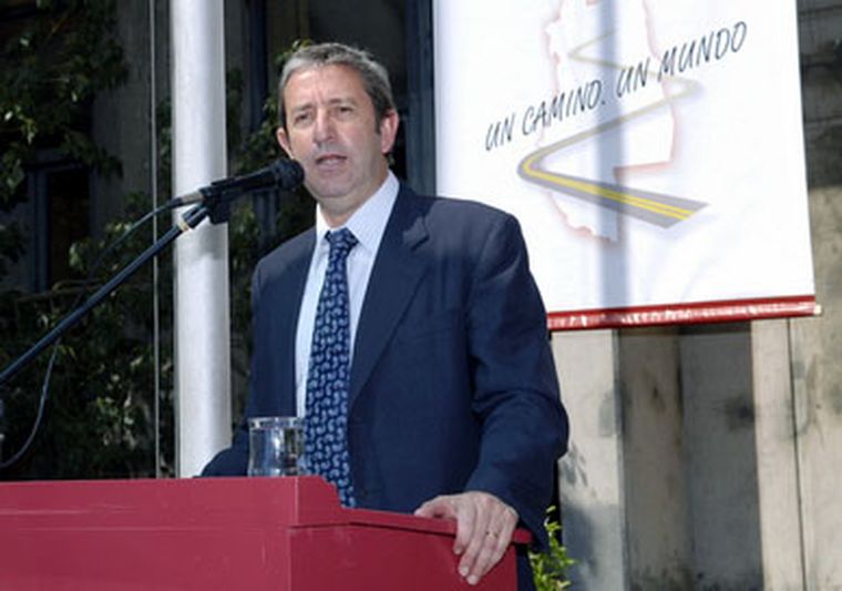 El gobernador Julio Cobos, en el acto del Día del Camino. Foto: Gonzalo Bravo / MDZ