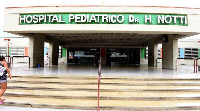 El hospital pediátrico Notti, donde murió la hija de Ramírez en 2015. El hospital pediátrico Notti, donde murió la hija de Ramírez en 2015.