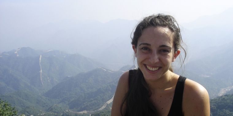 Melina Gioia, desde Shenzhen Foto: Gentileza Melina Gioia